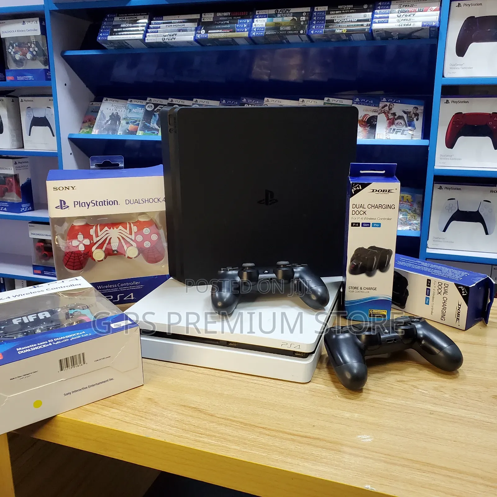 PlayStation 4 Slim | ንፁህና የተፈተነ | 1 Original Joystick