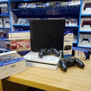 PlayStation 4 Slim | ንፁህና የተፈተነ | 1 Original Joystick