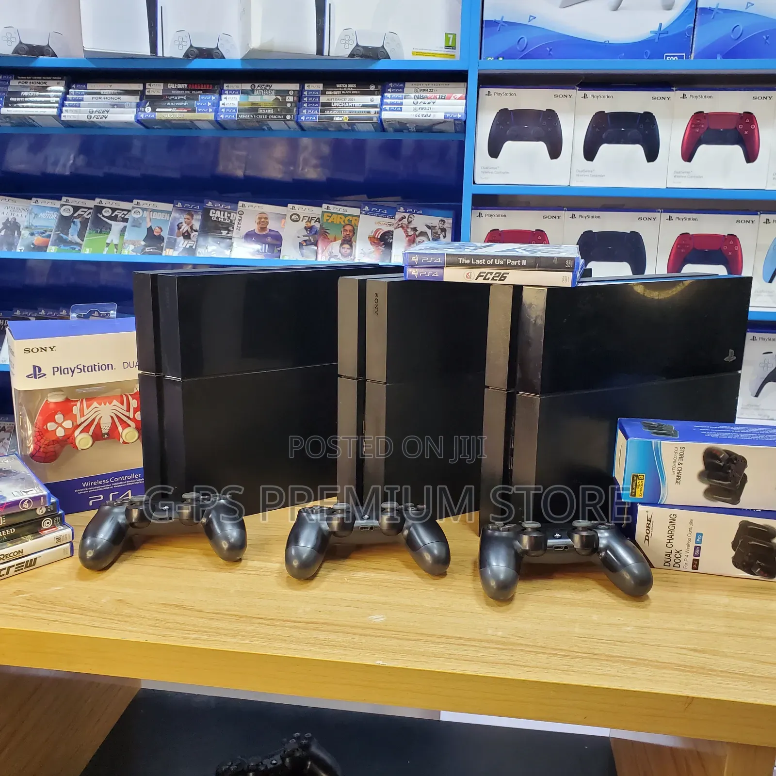 PlayStation 4 Fat | ንፁህና የተፈተነ | 1 Original Joystick