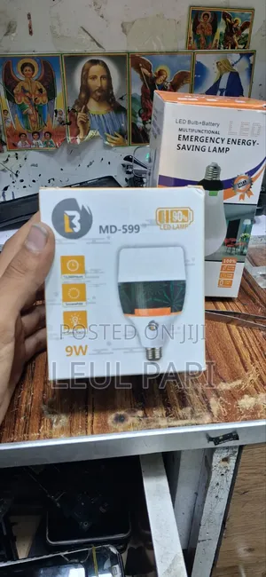 9W Rechargeable Emergency LED Bulb ( MD-599)- Enegy Saving Light