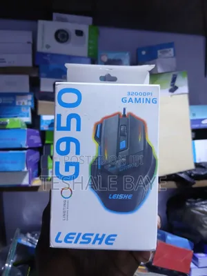 Leishe G950 3200DPI Gaming Mouse (አዲስ ጌሚንግ ማውስ