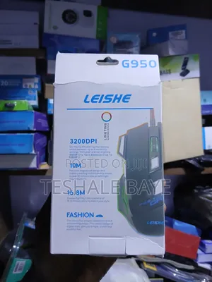 Leishe G950 3200DPI Gaming Mouse (አዲስ ጌሚንግ ማውስ