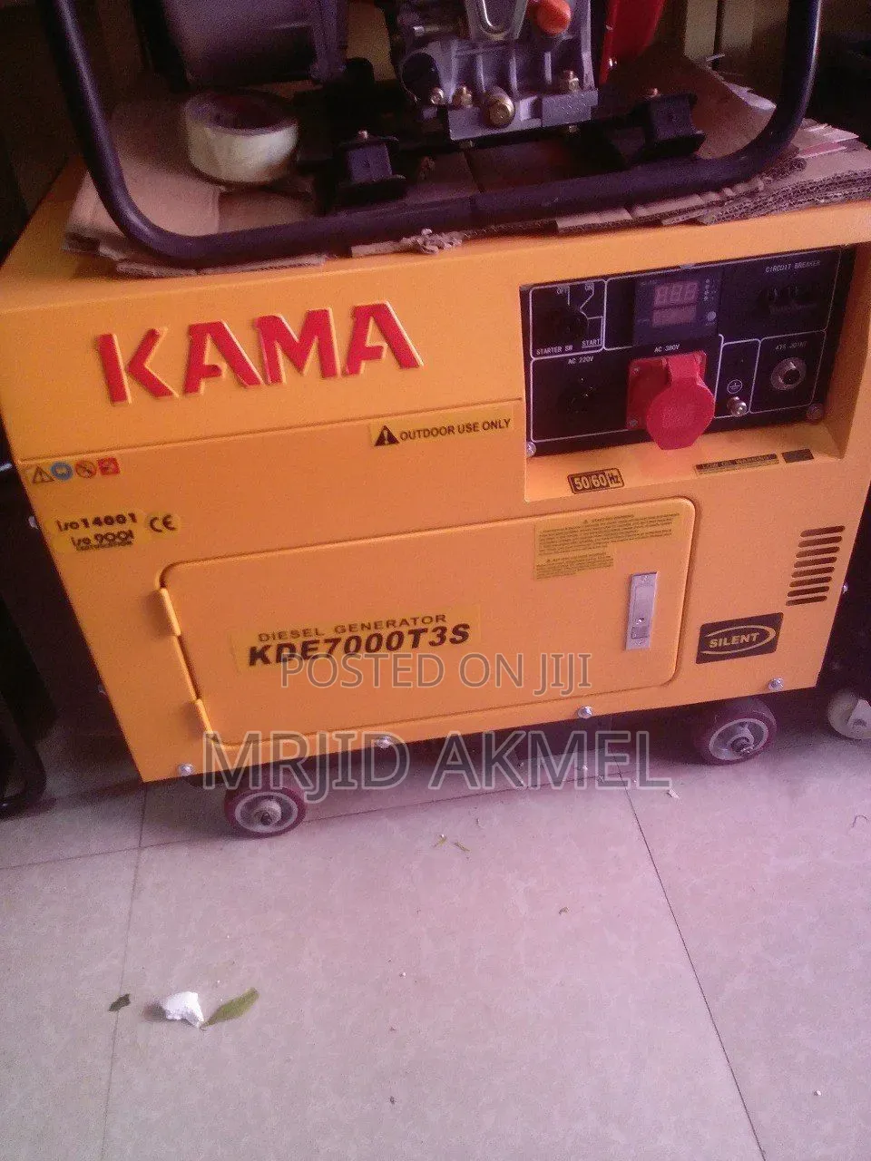 Kama 7000T 5 Kw Generator Sailnt 220v