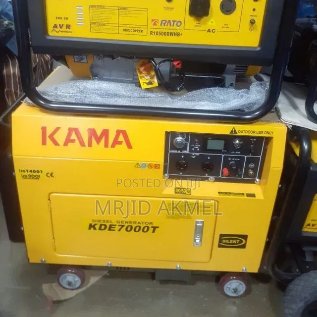 Kama 7000T 5 Kw Generator Sailnt 220v