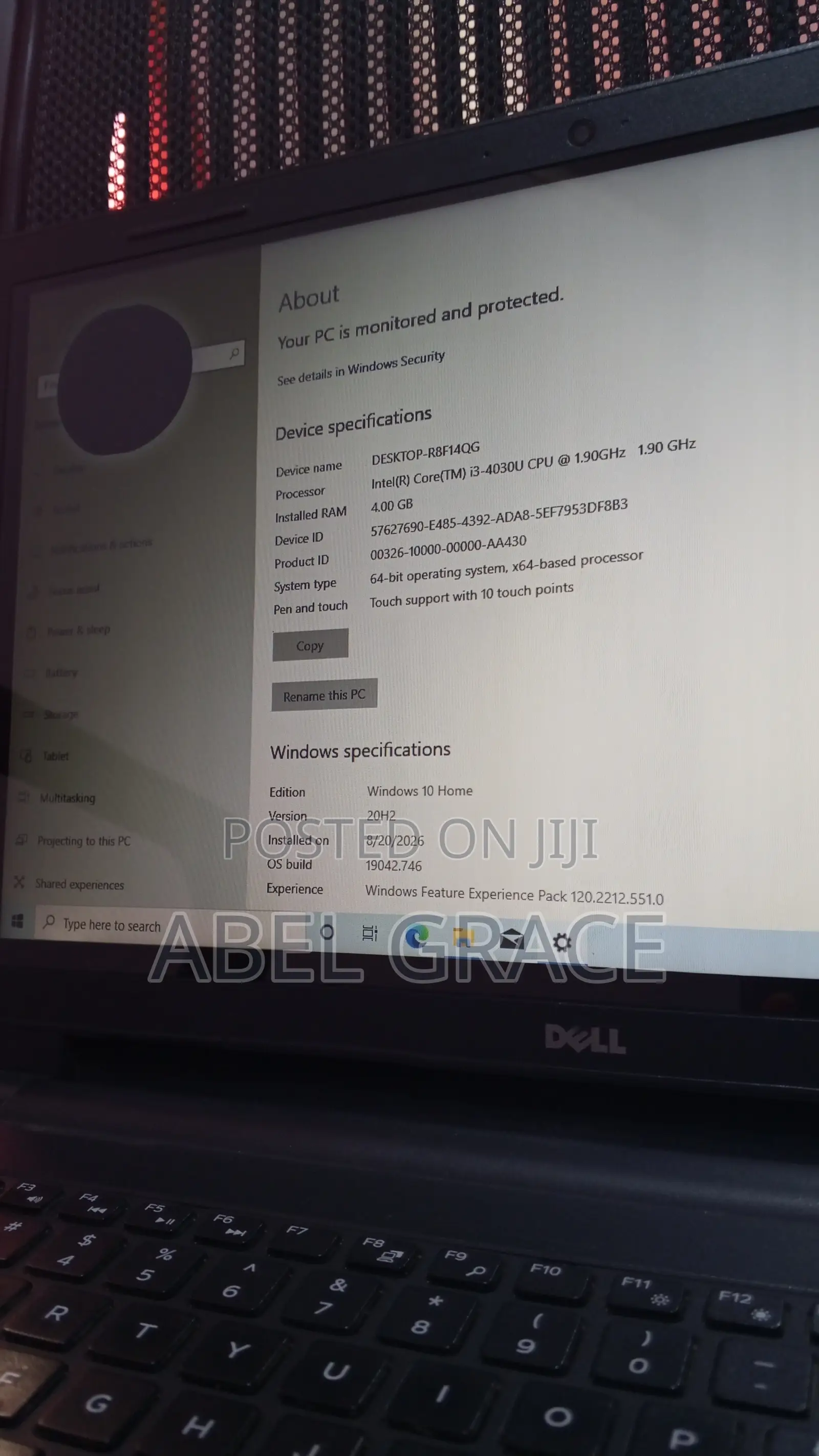Laptop Dell Inspiron 15 4GB Intel Core i3 HDD 500GB