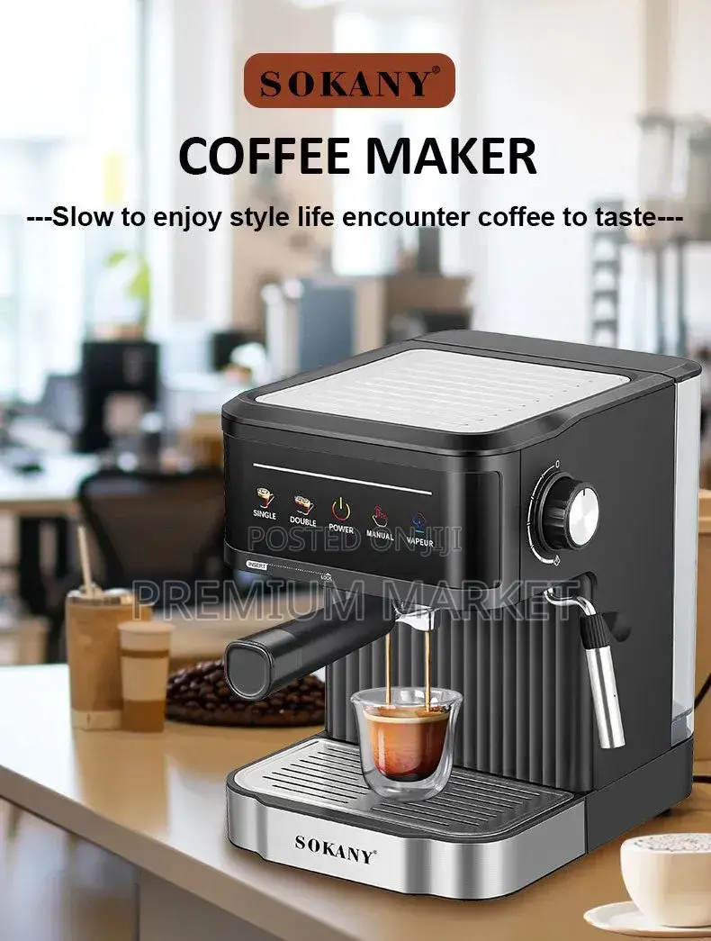 Coffee Maker Sokany 1.8litre Capacity ሶካኒ የቡና ማሽን