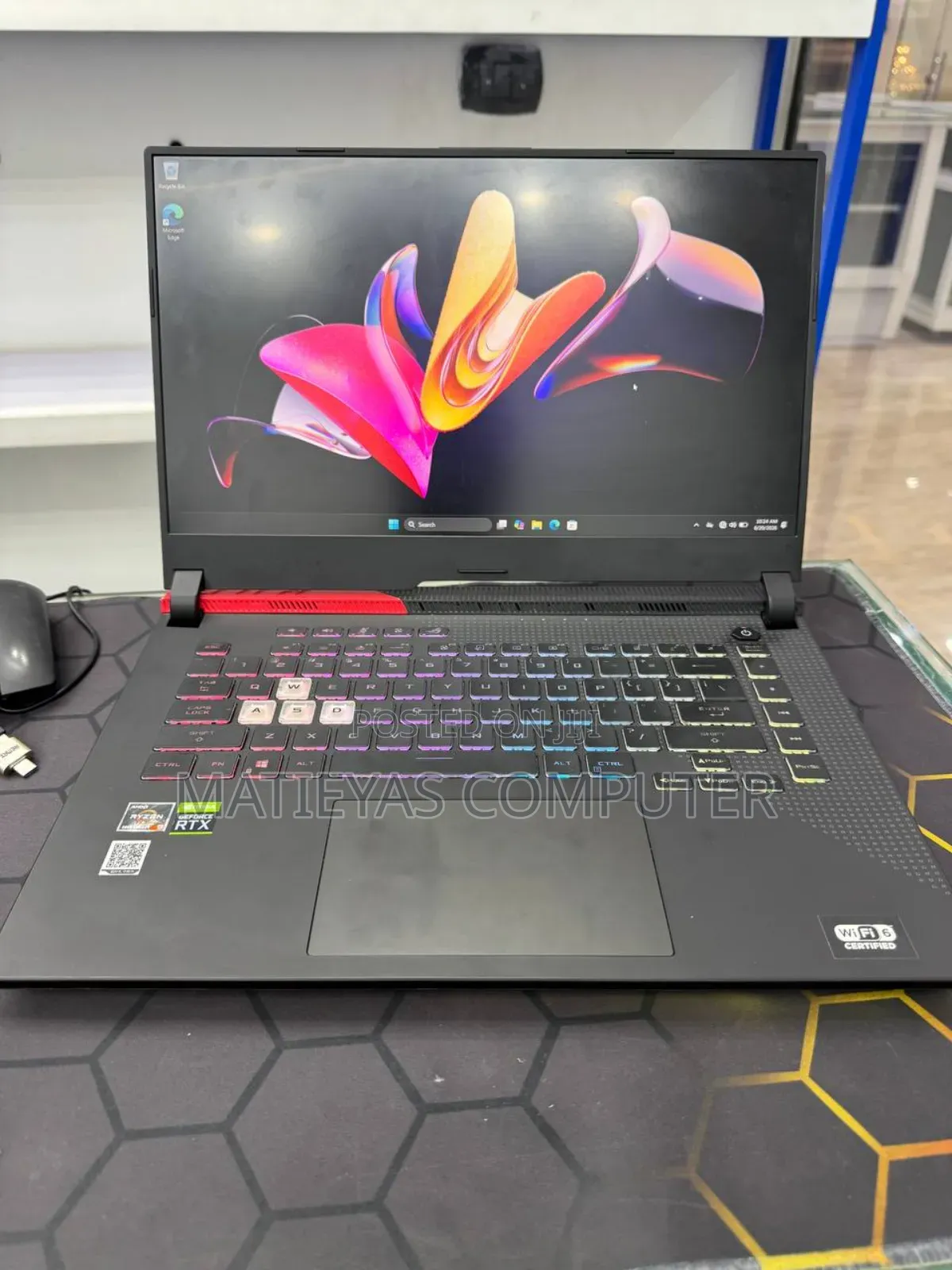 New Laptop Asus ROG Strix G15 16GB AMD Ryzen 9 SSD 512GB