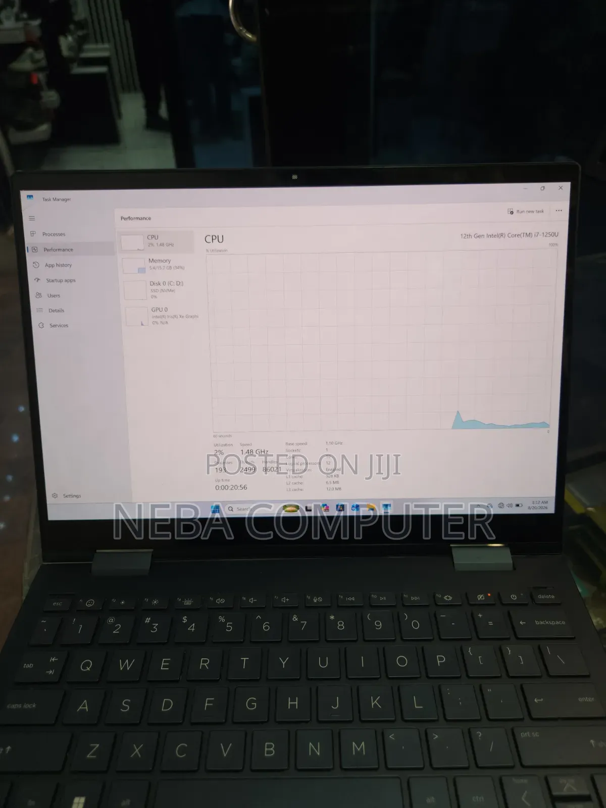 Laptop HP Envy x360 16GB Intel Core i7 SSD 512GB