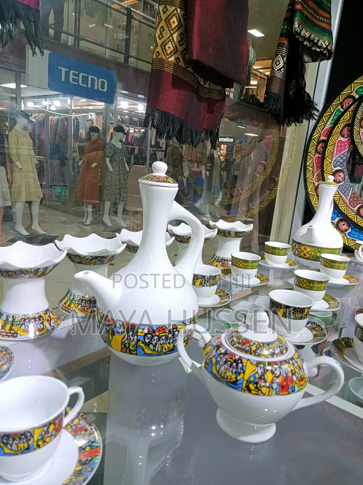 Traditional Ethiopian Coffee Tea Set