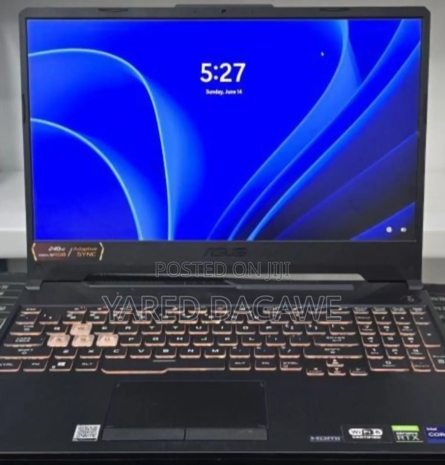 New Laptop Asus TUF Gaming A15 16GB Intel Core i9 SSD 512GB