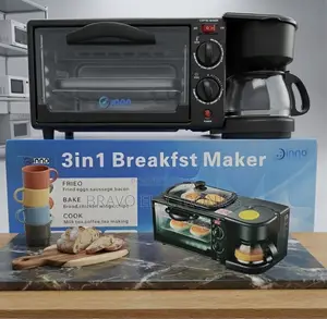  INNO 3-in-1 Breakfast Maker – 1250W | Warranty Included 