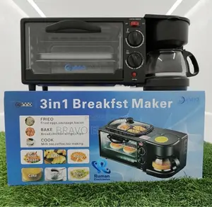 INNO 3-in-1 Breakfast Maker – 1250W | Warranty Included 