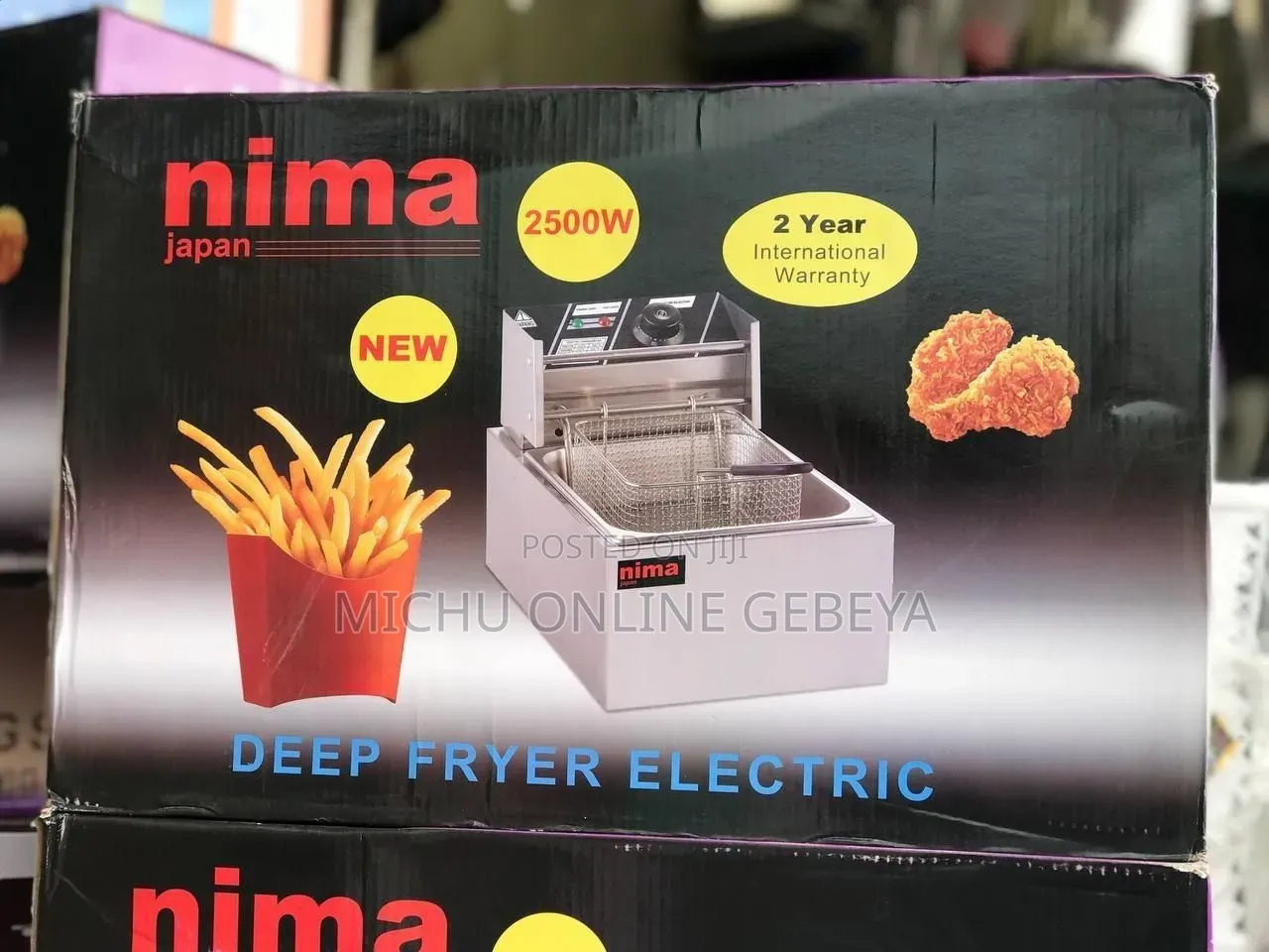 Nima Deep Oil Fraying Machine ኒማ ኦሪጅናሉ የችፕስ መጥበሻ/ Free Delivery