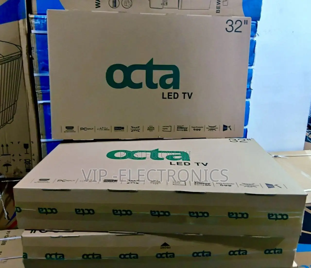 Octa 32 Inch TV LED TV – Super Bright Display, Energy Saving