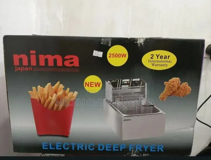 NIMA የችብስ መጥበሻ ማሽን Deep Electric Fryer/ Free Delivery
