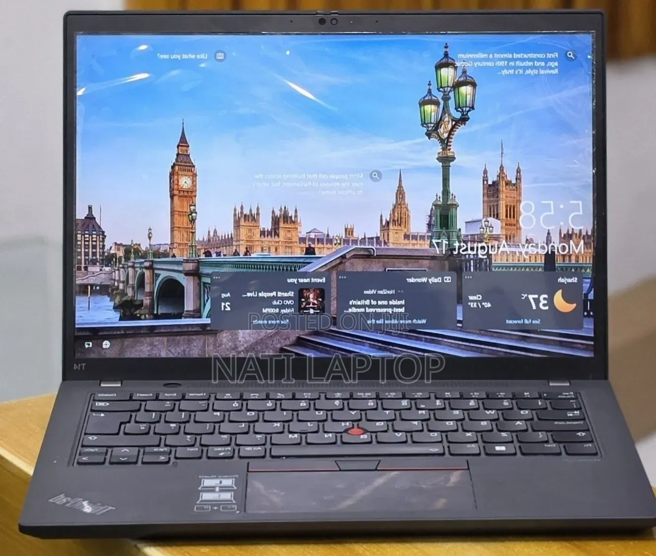New Laptop Lenovo ThinkPad T14 G3 16GB Intel Core i7 SSD 512GB