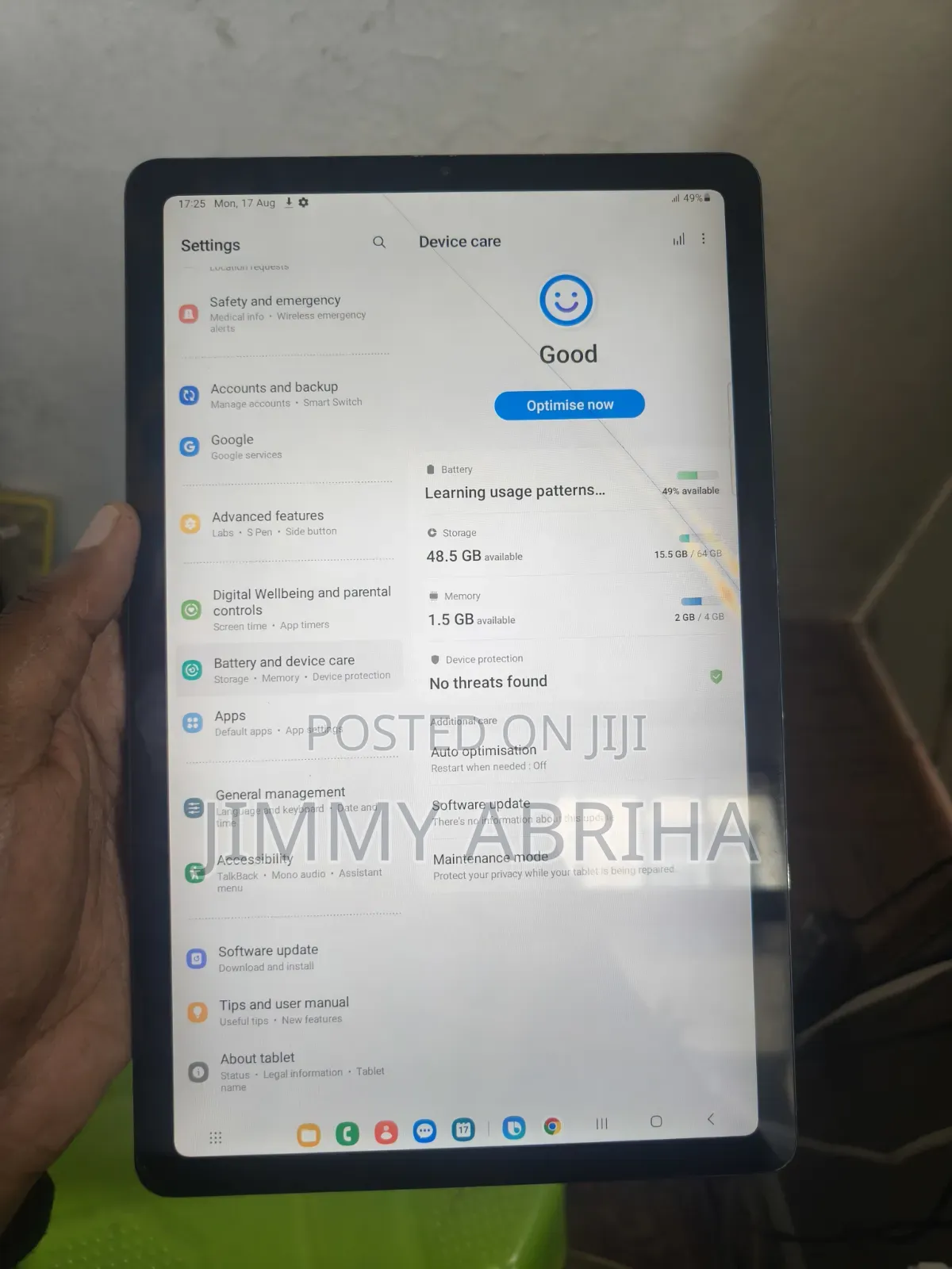 Samsung Galaxy Tab S6 Lite 64 GB Black