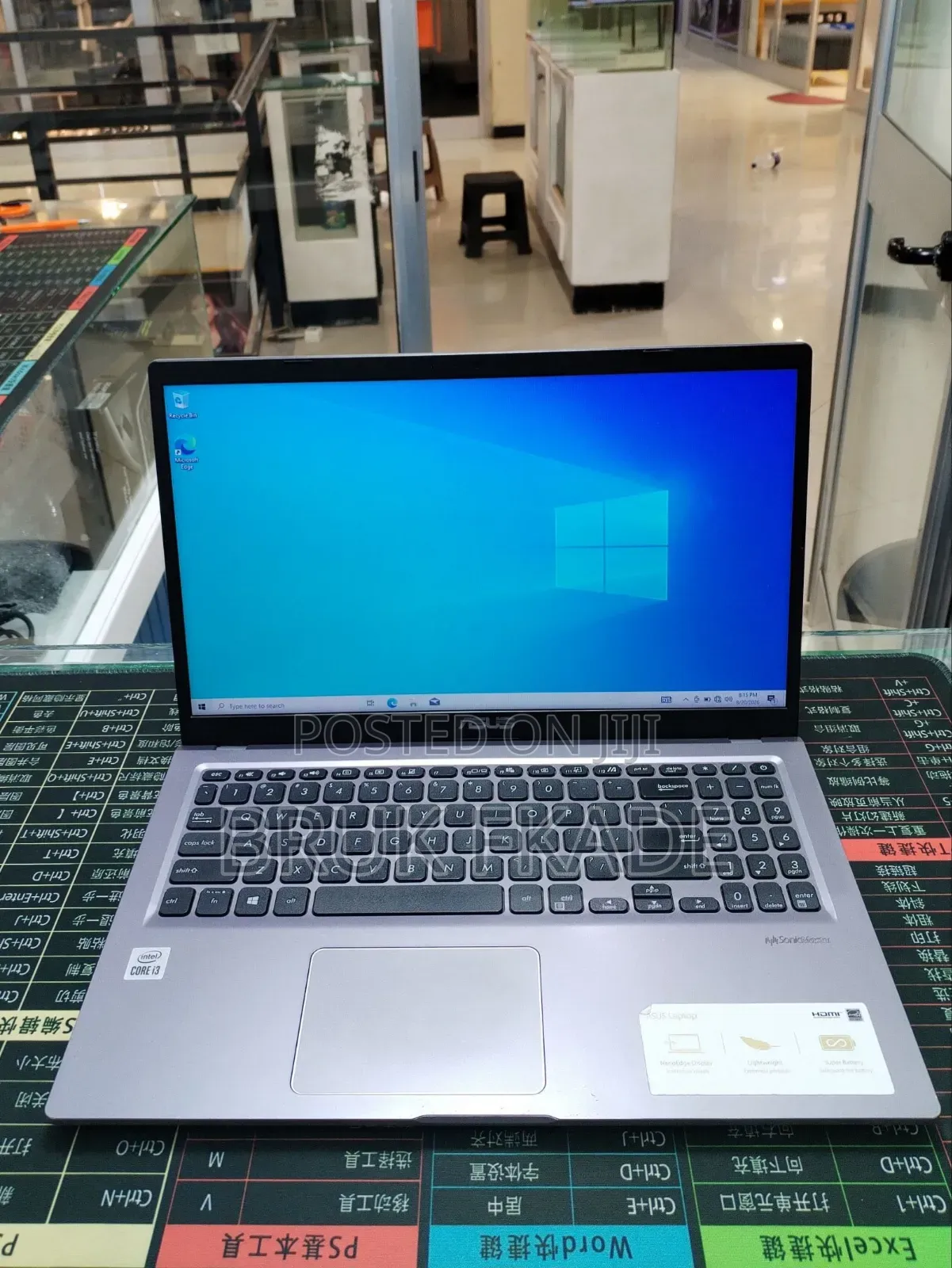 New Laptop Asus VivoBook 15 X505BA 8GB Intel Core i3 SSD 256GB