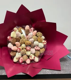 Chocolate Covered Strawberries With Different Flavors
