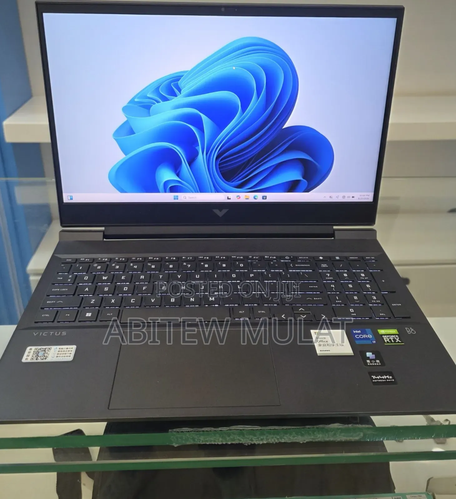 New Laptop HP Victus 16 16GB Intel Core i7 SSD 512GB