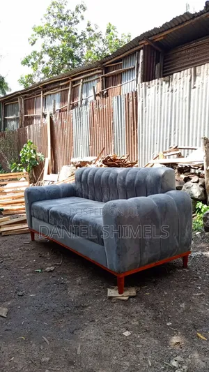 Wooden Arm Couch