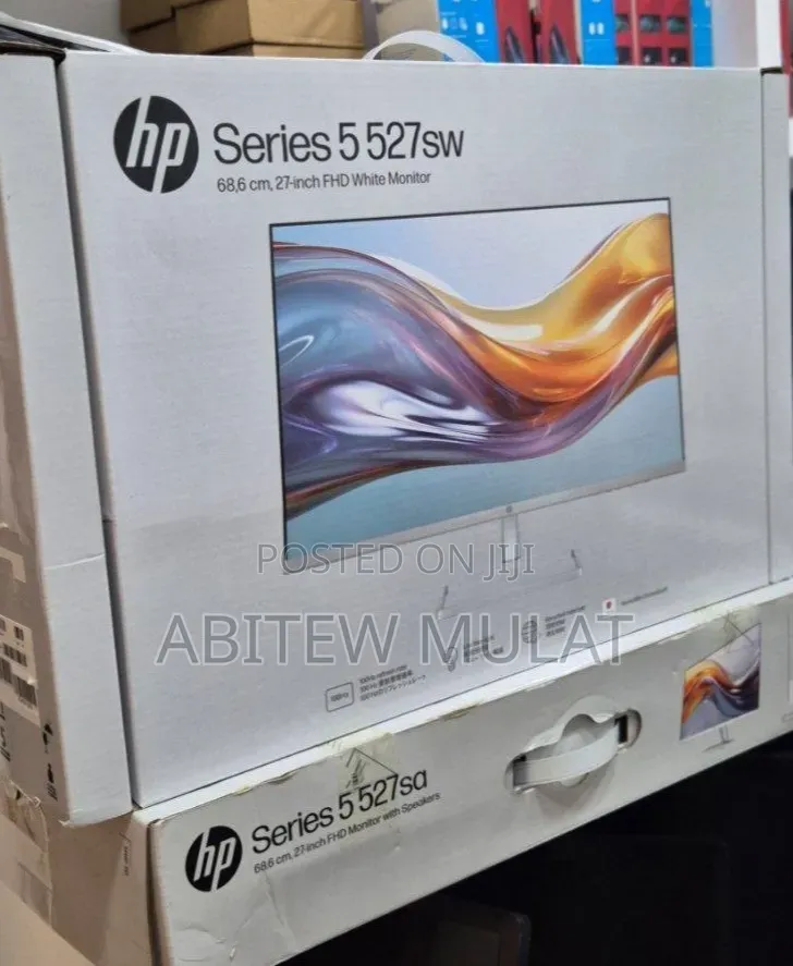 Brand New White Monitor 
 27 Inch Moniter