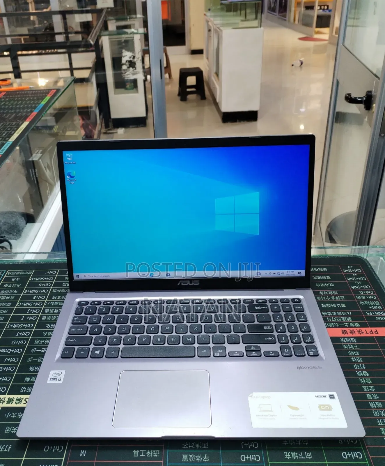 New Laptop Asus Vivobook 15 8GB Intel Core i3 SSD 256GB