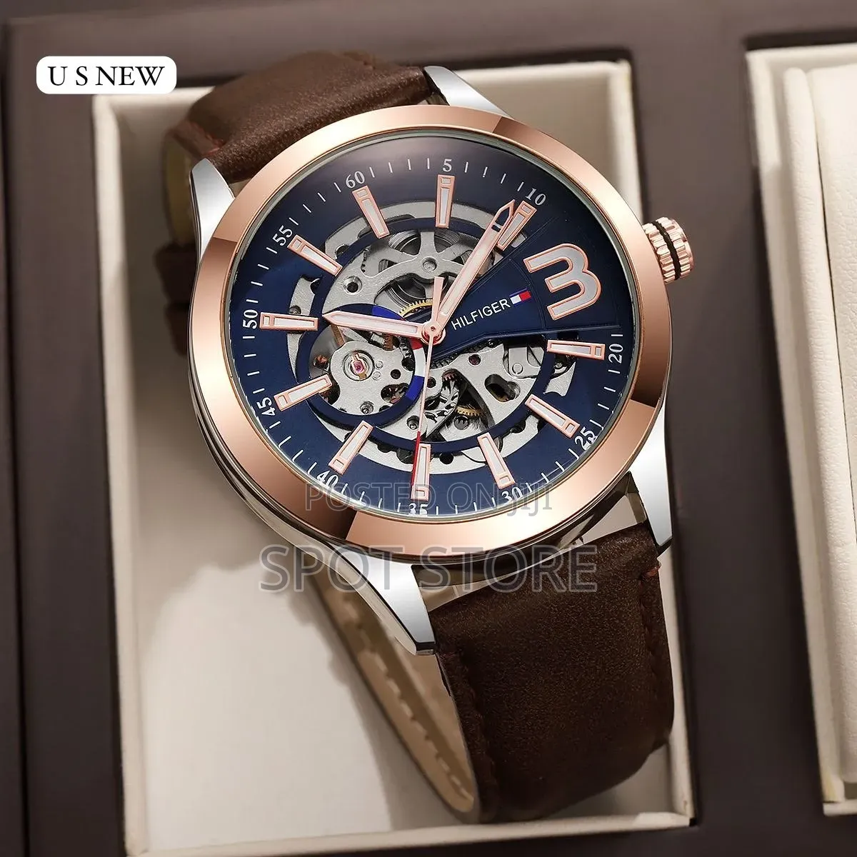 Tommy Hilfiger Skeleton Automatic Watch
