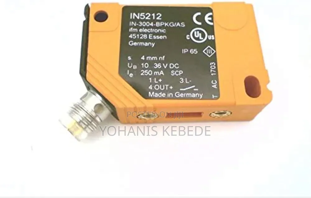 Ifm Electronic IN5212 (IN-3004-BPKG/AS) Inductive Proximity Sensor