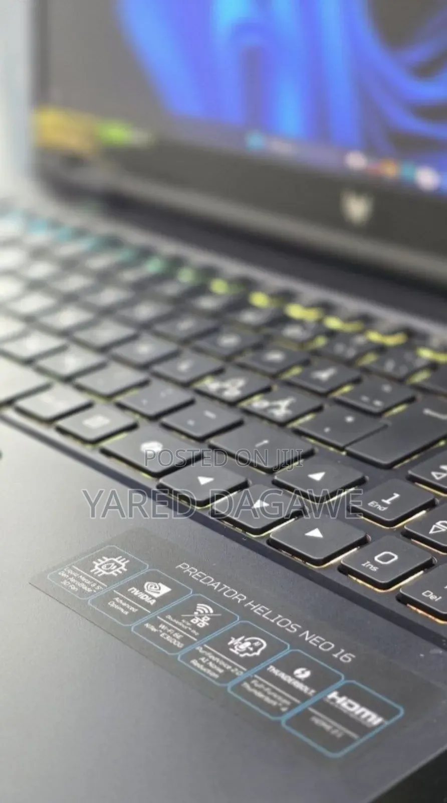 New Laptop Acer Predator Helios Neo 16 16GB Intel Core i9 SSD 1T