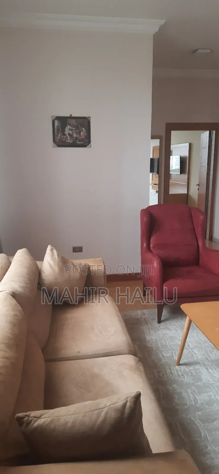 Furnished 1bdrm Apartment in Real, Bole for rent