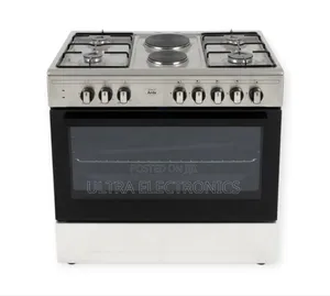 Ardo 90×60cm Hybrid Cooker 4 Gas Burners 2 Electric Hotplates