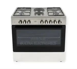 Ardo 90×60cm Hybrid Cooker 4 Gas Burners 2 Electric Hotplates
