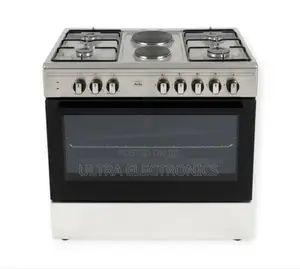 Ardo 90×60cm Hybrid Cooker 4 Gas Burners 2 Electric Hotplates
