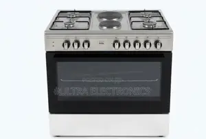 Ardo 90×60cm Hybrid Cooker 4 Gas Burners 2 Electric Hotplates
