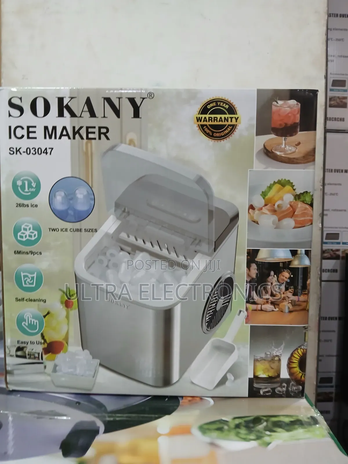 Ice Maker Sokany Sk-03047 Portable Ice Maker