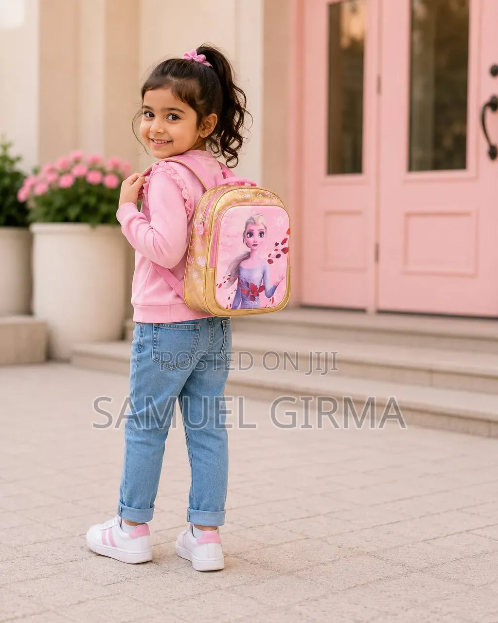 Mk- 0900 Disney Frozen 3D Elsa Backpack