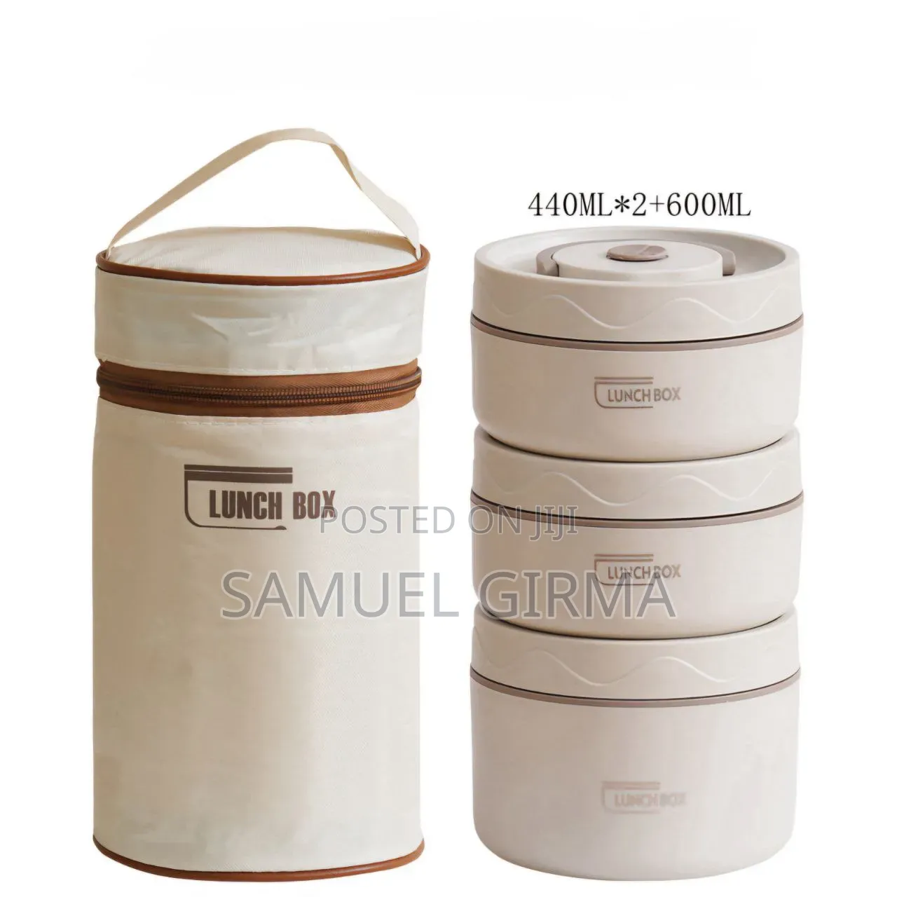 Mk- 0678 4 in 1 Insulated Thermal Lunchbox With Bag