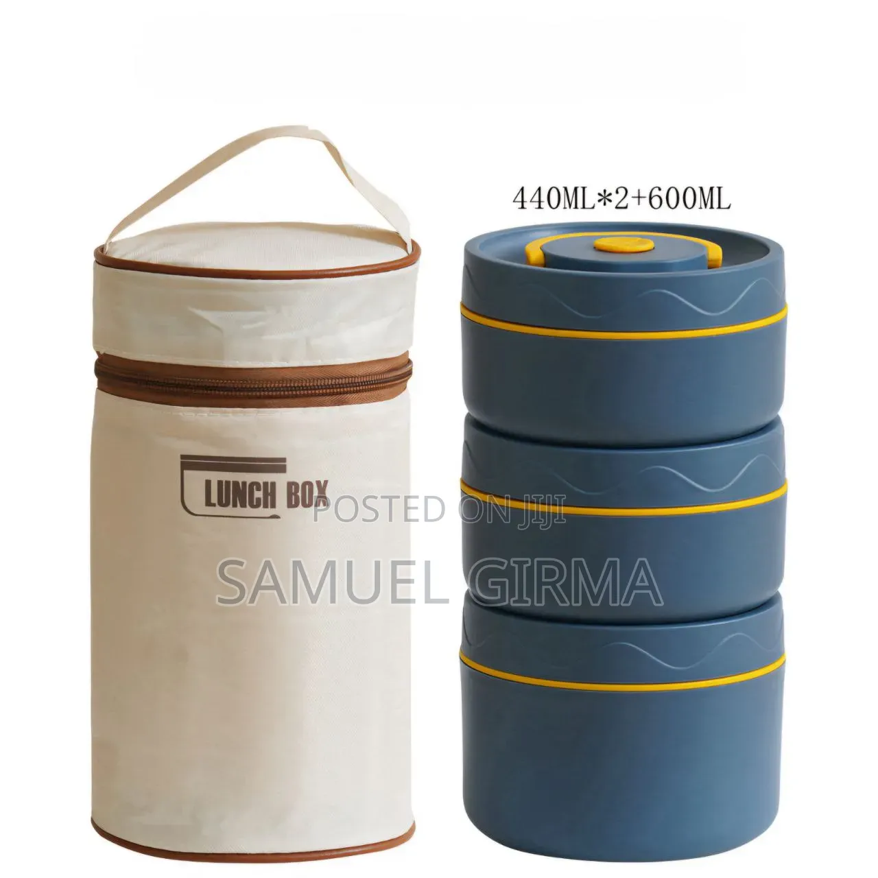 Mk- 0678 4 in 1 Insulated Thermal Lunchbox With Bag