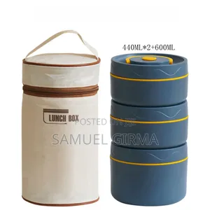 Mk- 0678 4 in 1 Insulated Thermal Lunchbox With Bag