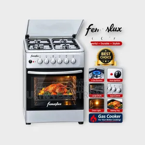 Femaslux 50×50 Hybrid Cooker – 2 Gas + 2 Electric