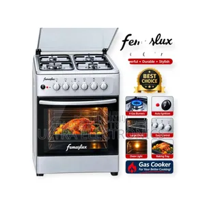 Femaslux 50×50 Hybrid Cooker – 2 Gas + 2 Electric