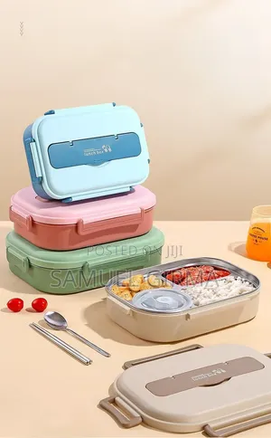 5 in 1 Insulated Hermal Lunchbox With Spoon, Chopstick and Bowl