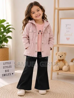 Mk- 0888 Girls 3 Piece Set Casual Outfit Size: 2-6 Year