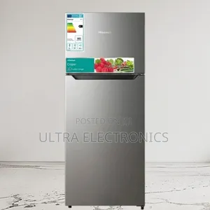 Hisense Double-Door Silver Refrigerator