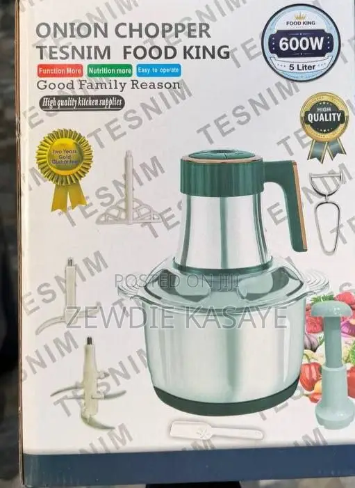 TESNIM Vegetables Meat Chopper- የሽንኩርትና የስጋ መፍጫ