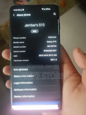 Samsung Galaxy S10 128 GB Black