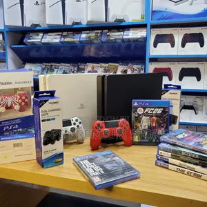 PS4 Slim | ከዱባይ የመጣ | FC 26 + 5 ጌሞች | ዋስትና
