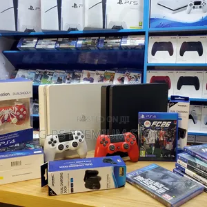 PS4 Slim | ከዱባይ የመጣ | FC 26 + 5 ጌሞች | ዋስትና