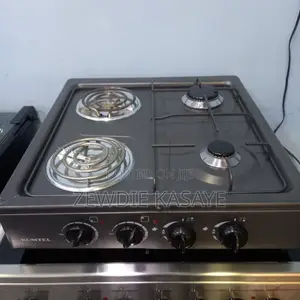 KUMTEL -Burner 2 Gas Cooker 2 Electrical